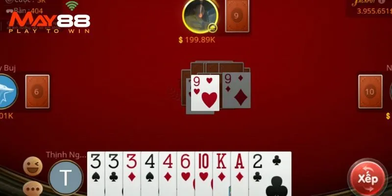 Đánh chéo xé bài trong tiến lên miền Nam